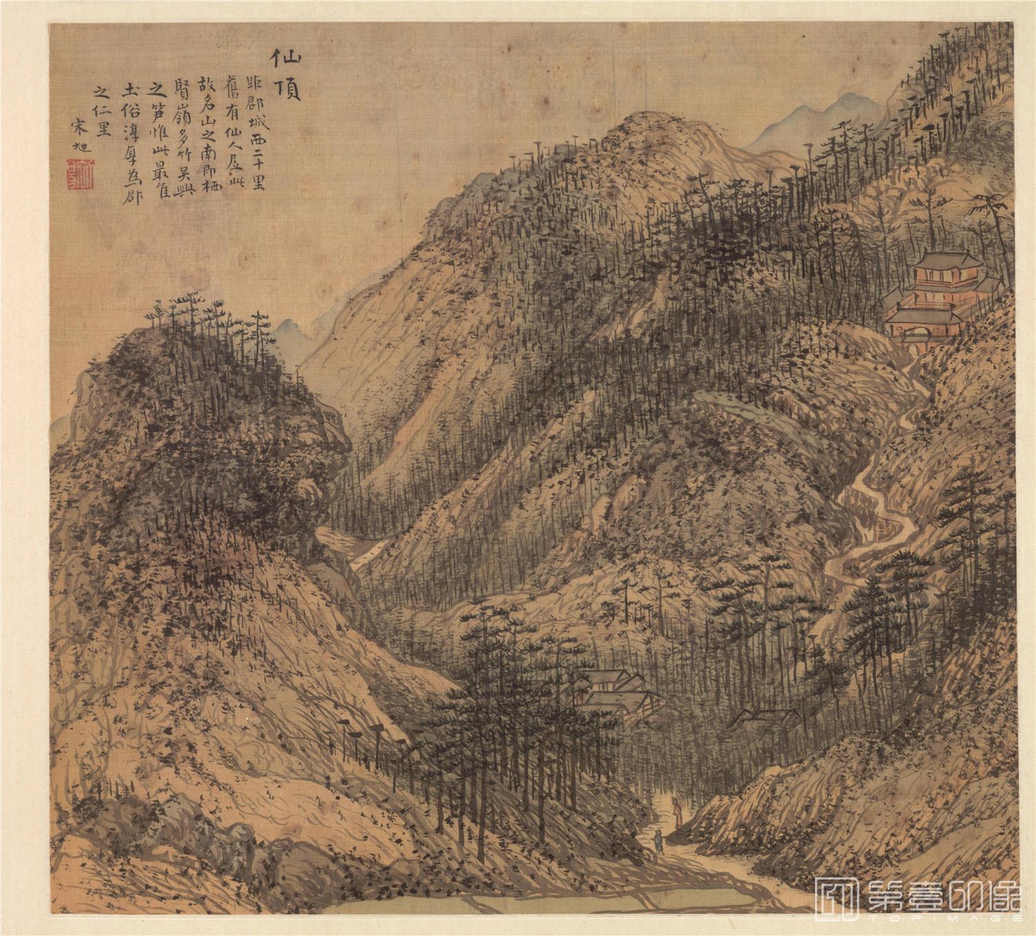国画-十八景图册22帧绢本-12-26.4×28.4cm