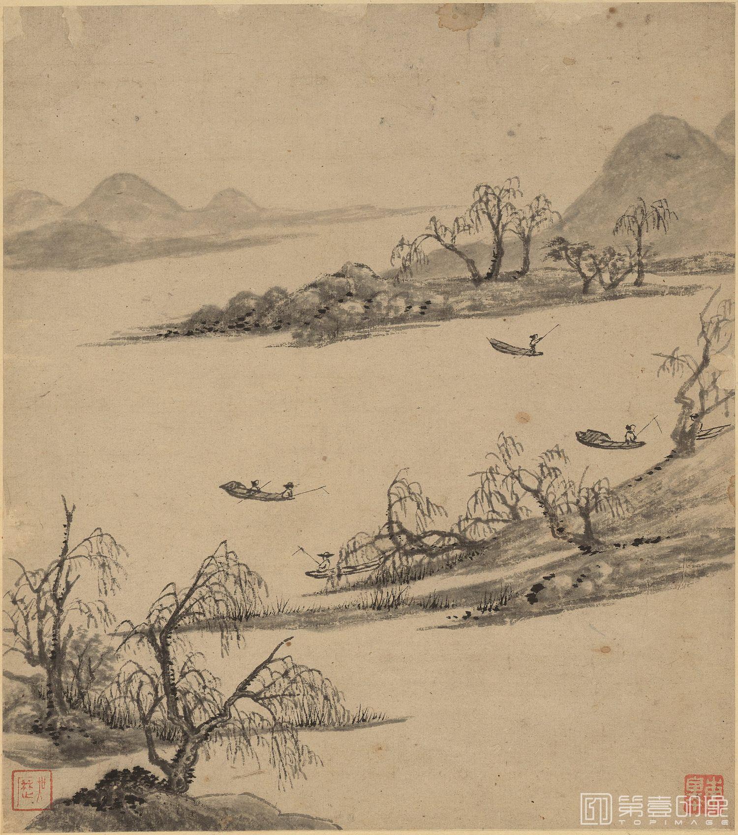 国画-山水册页-009