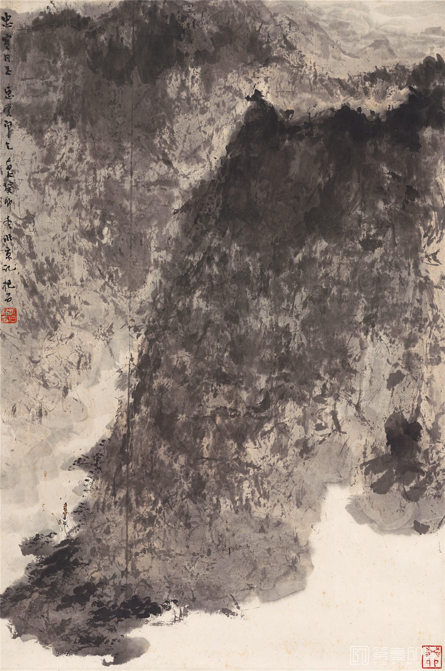 国画-崇山问道-426×643