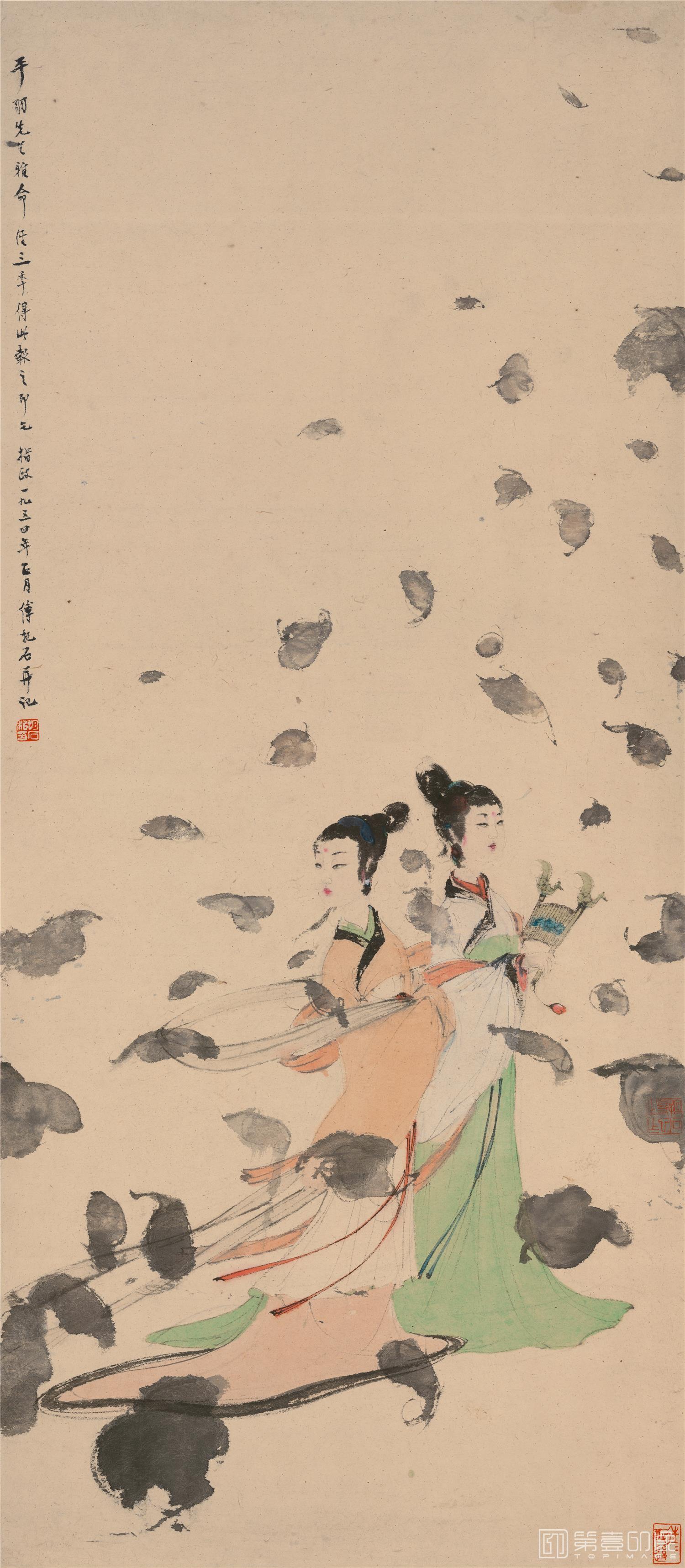 国画-二湘图