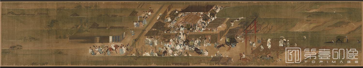 国画-日本 云卷图卷绢本-东京国家博物馆-378×8954