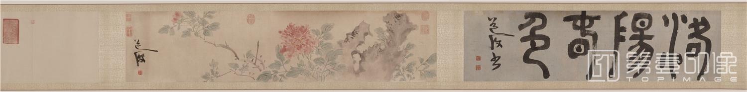 国画-洛阳春色图卷纸本-295×1285cm