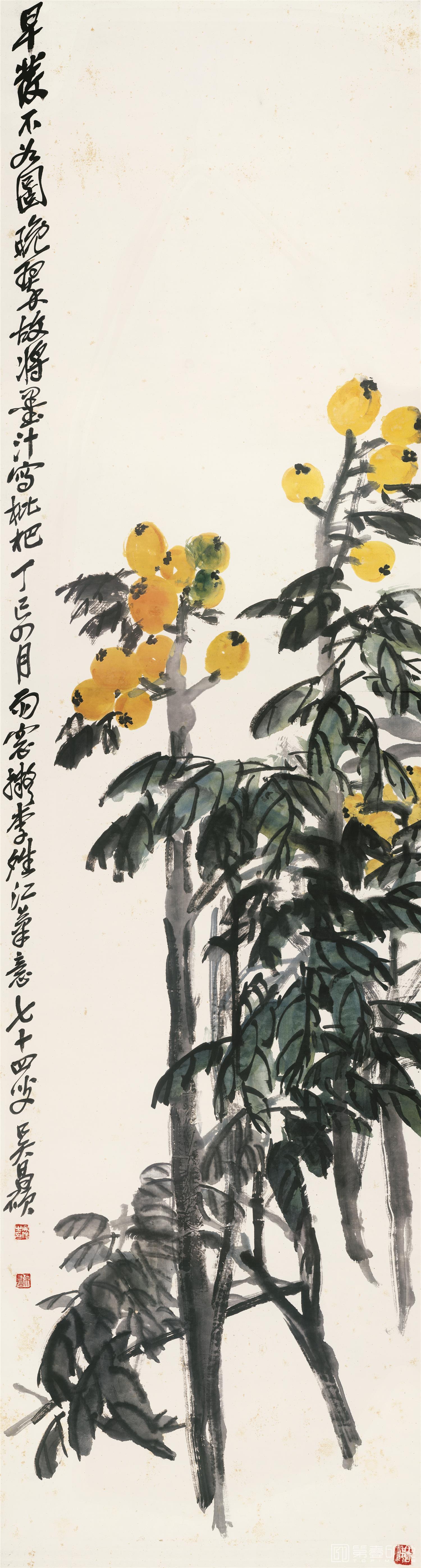 国画-花卉四条屏之-001