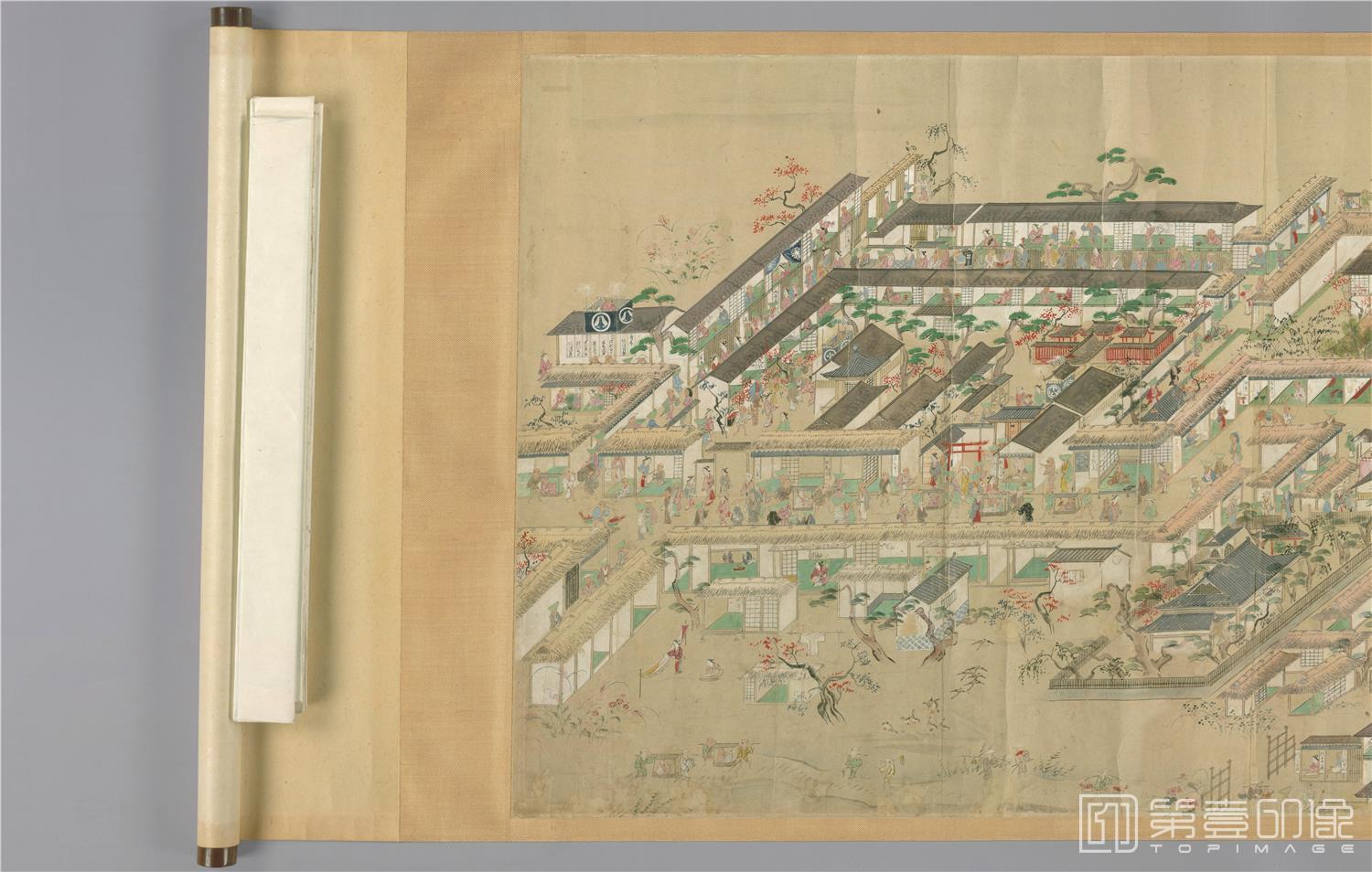 国画-往古风俗画绘卷纸本-54x425cm-分段-05