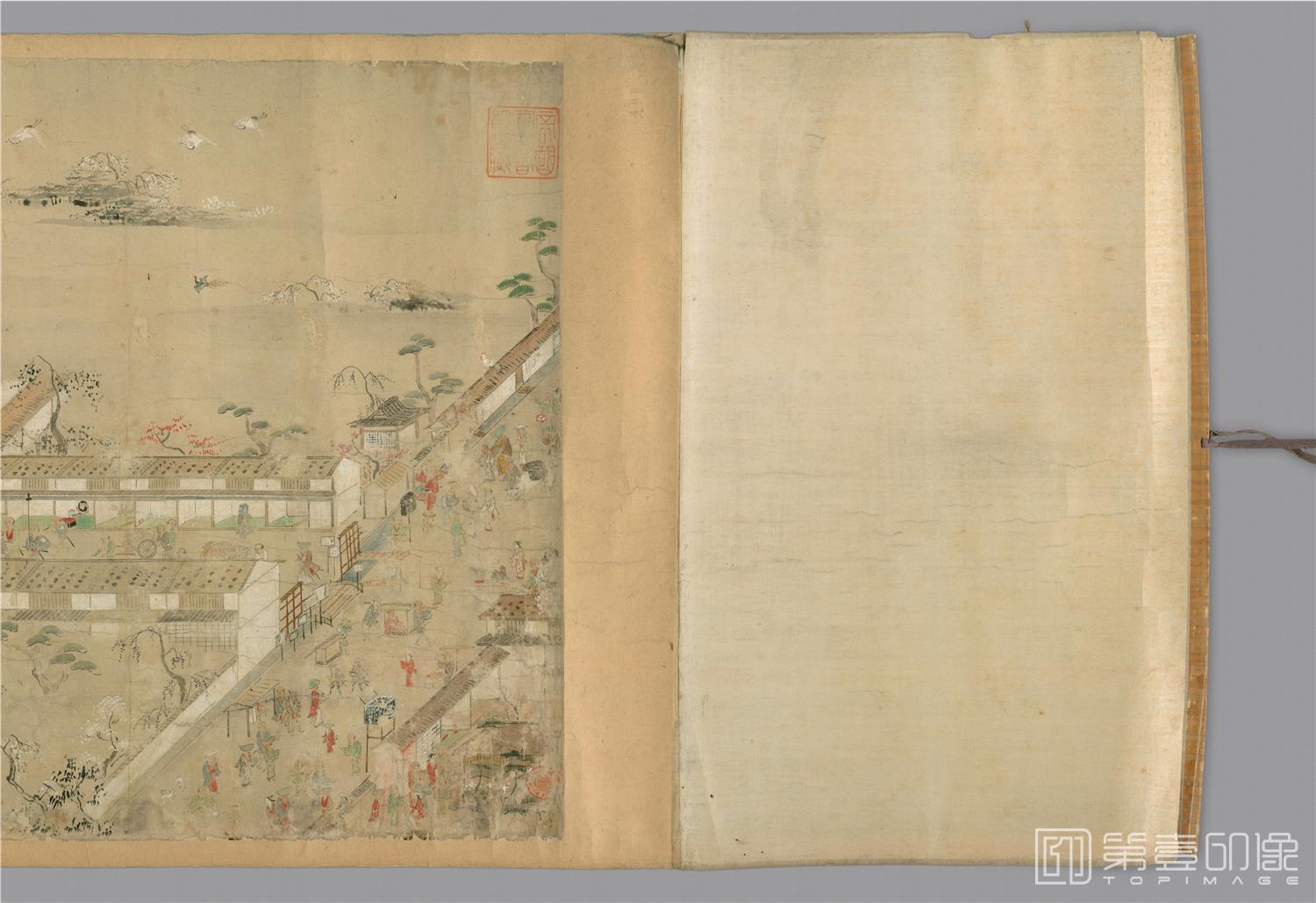 国画-往古风俗画绘卷纸本-60x440cm-分段-01