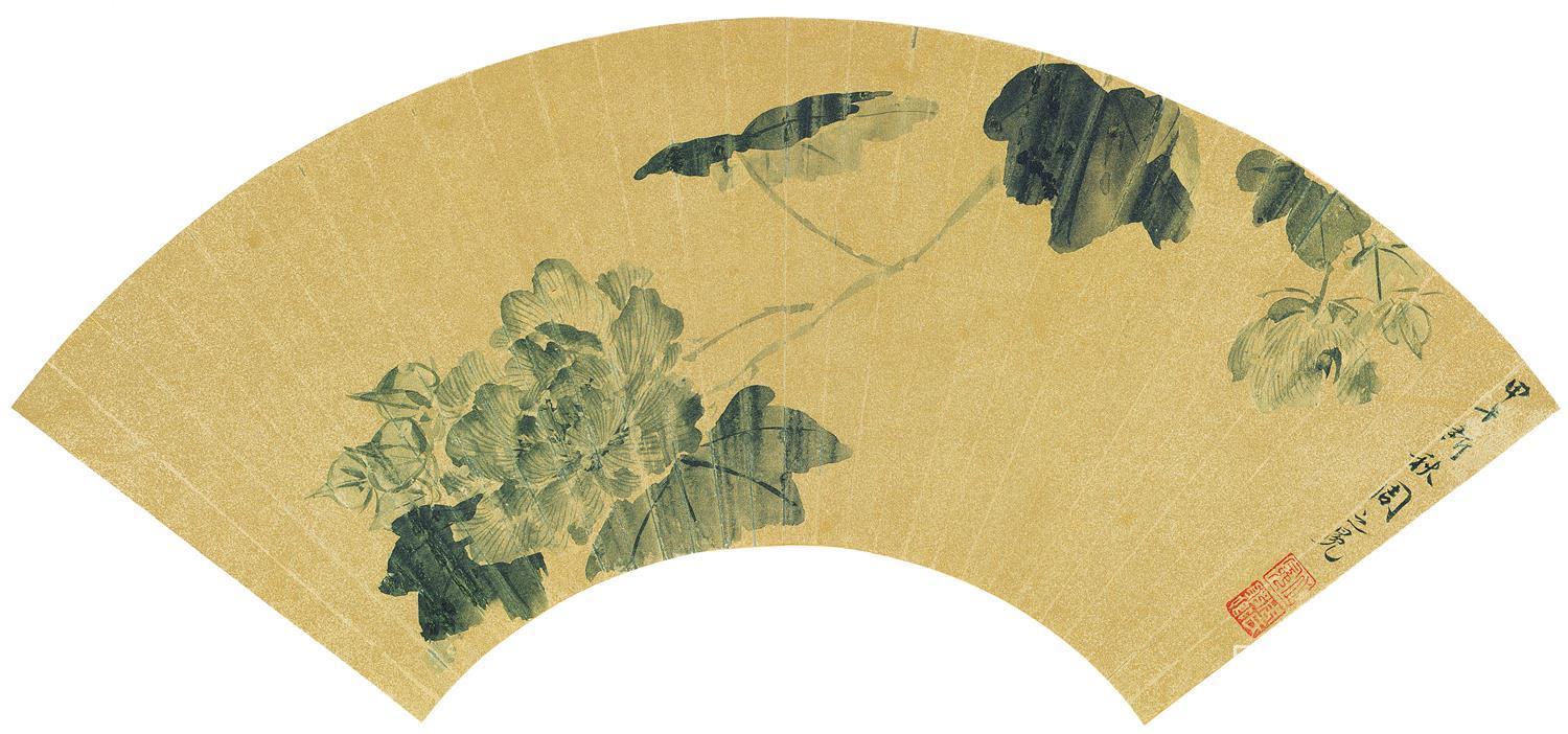 国画-花鸟扇面-63X35cm-06