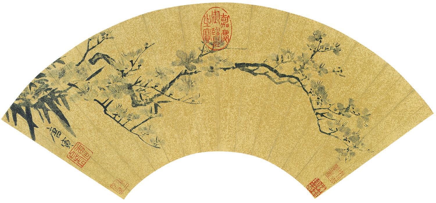 国画-花鸟扇面-63X35cm-18