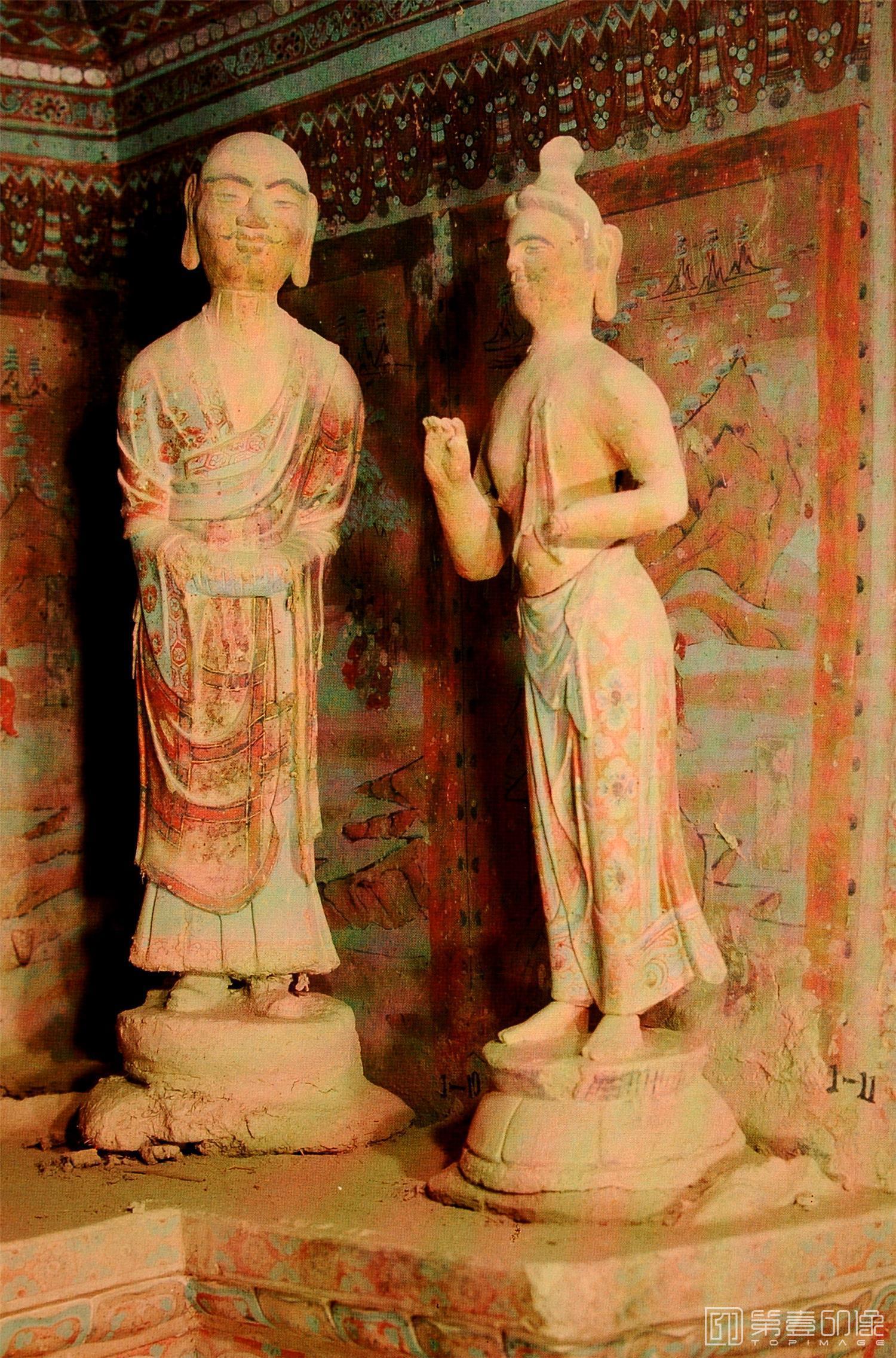 雕塑-敦煌莫高窟112窟-006