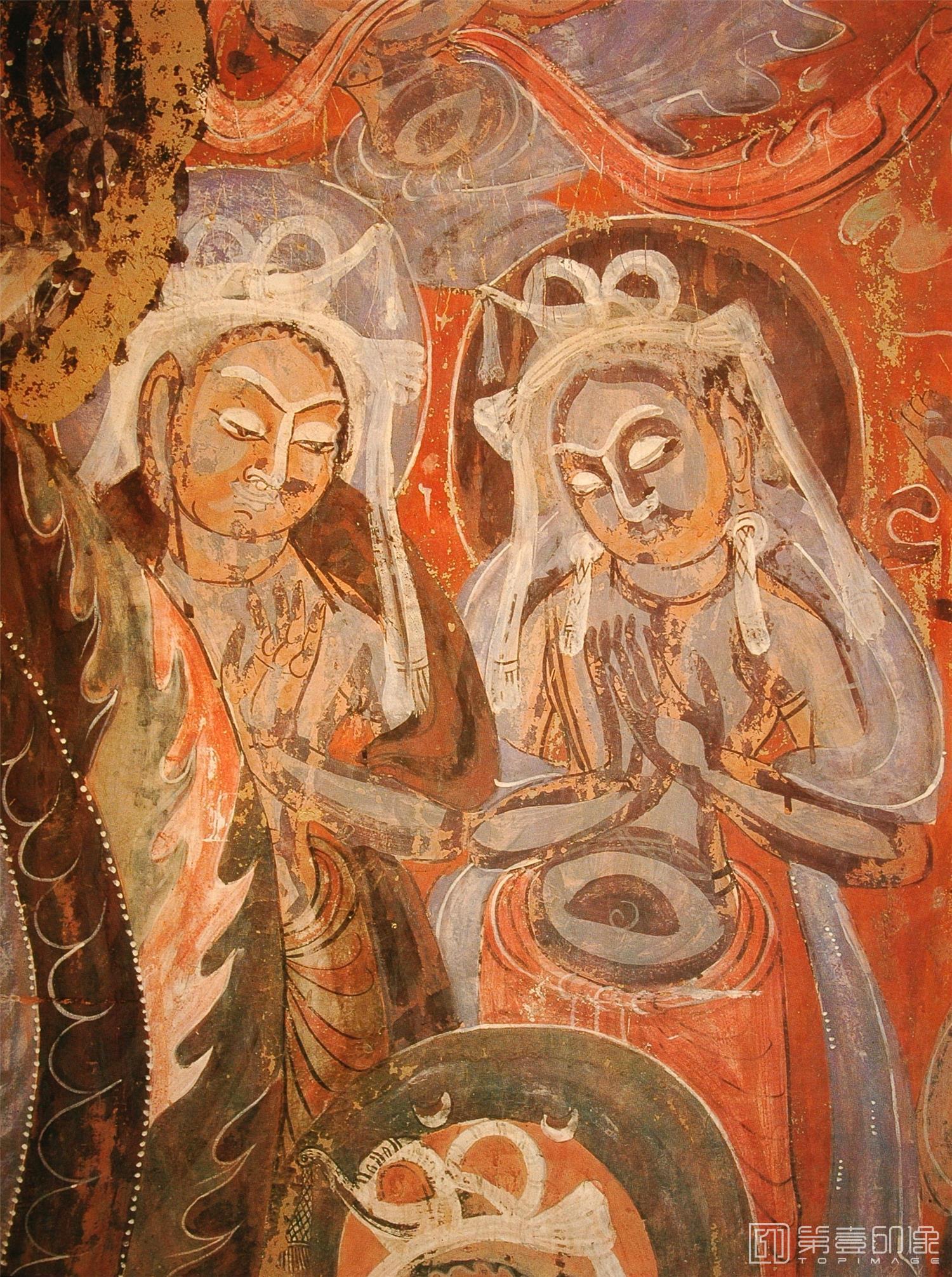 壁画-敦煌莫高窟428窟-052