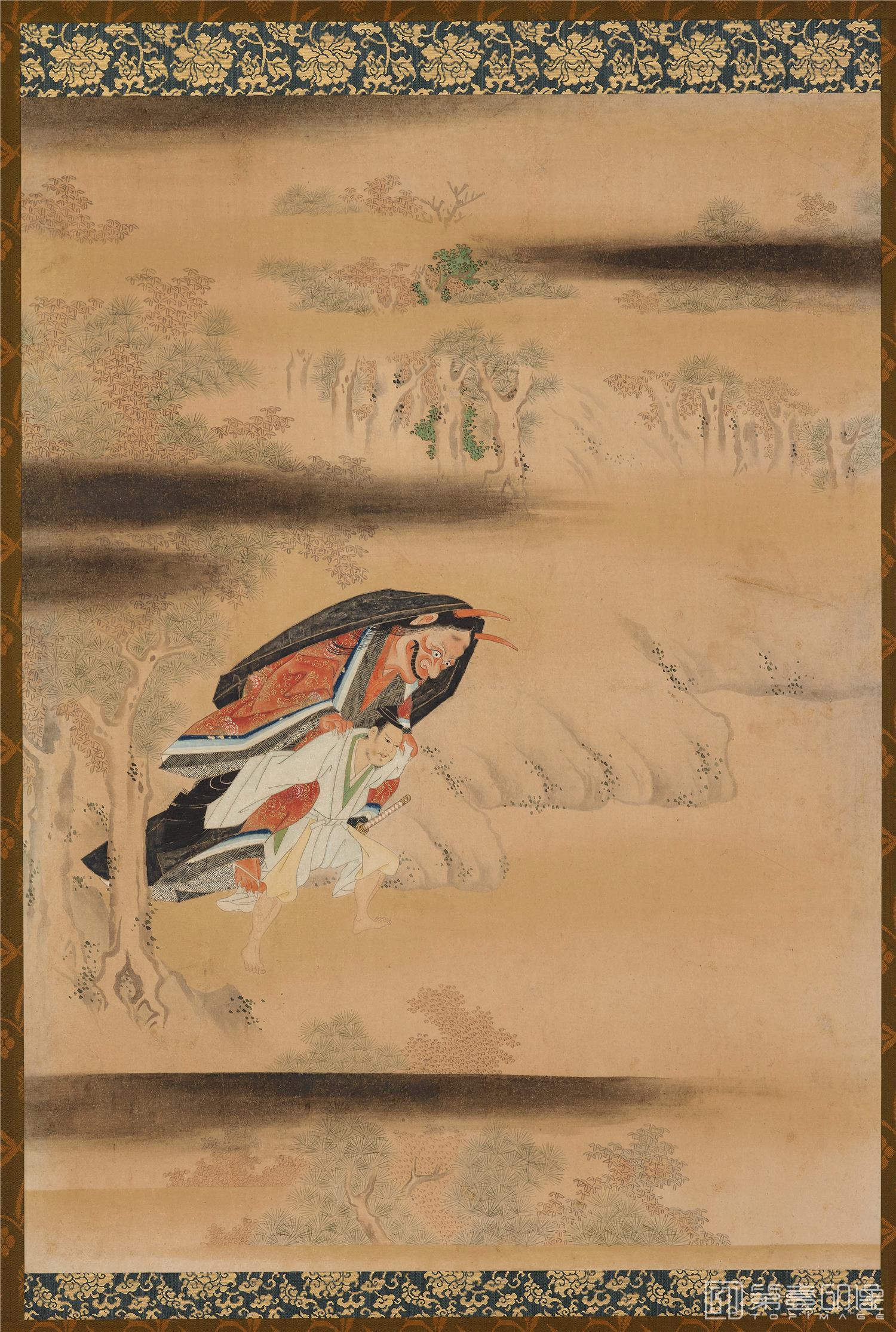 水彩画-日本-江户早期-工笔画册-54x39.4cm-02