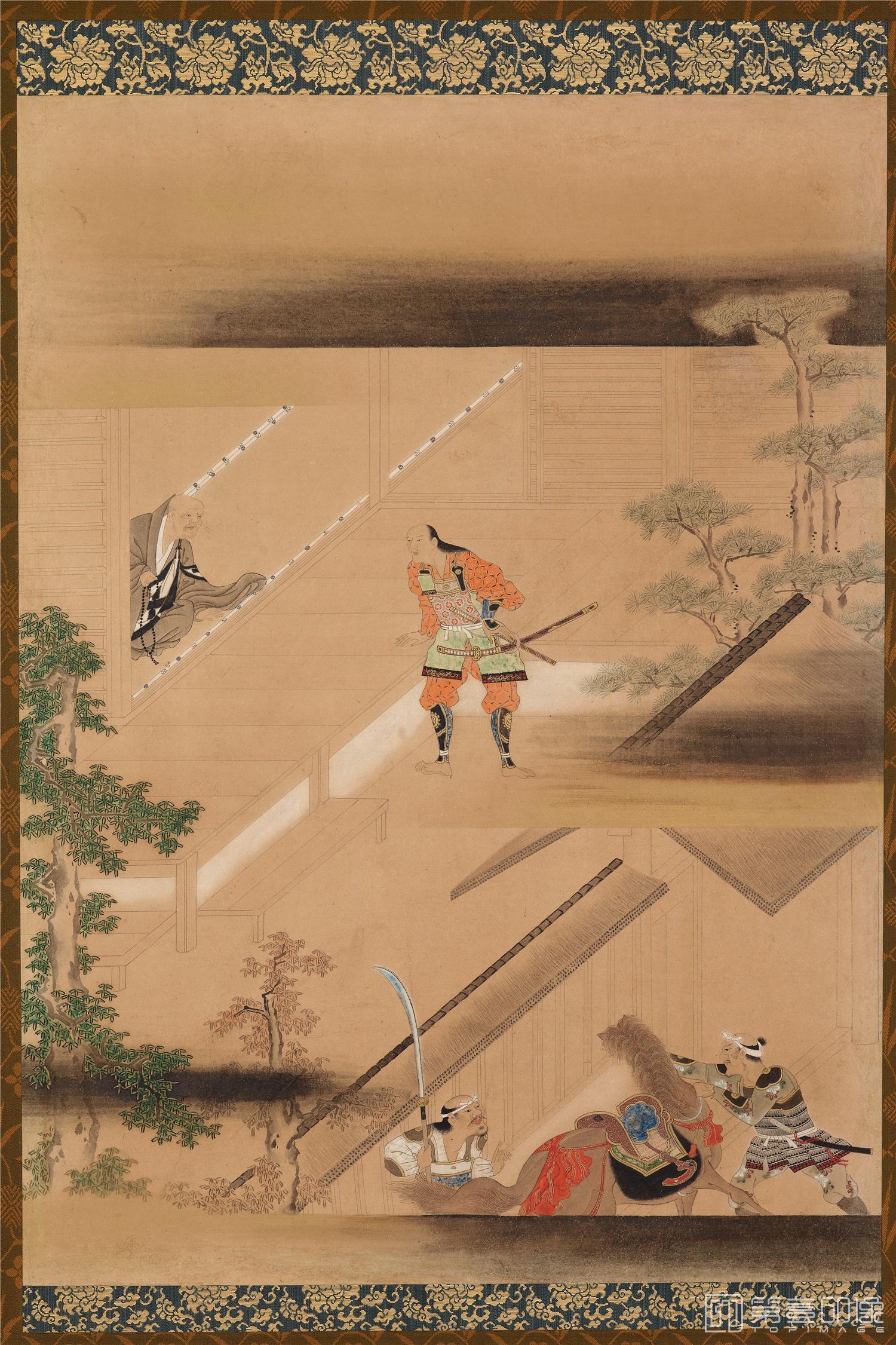 水彩画-日本-江户早期-工笔画册-54x39.4cm-04