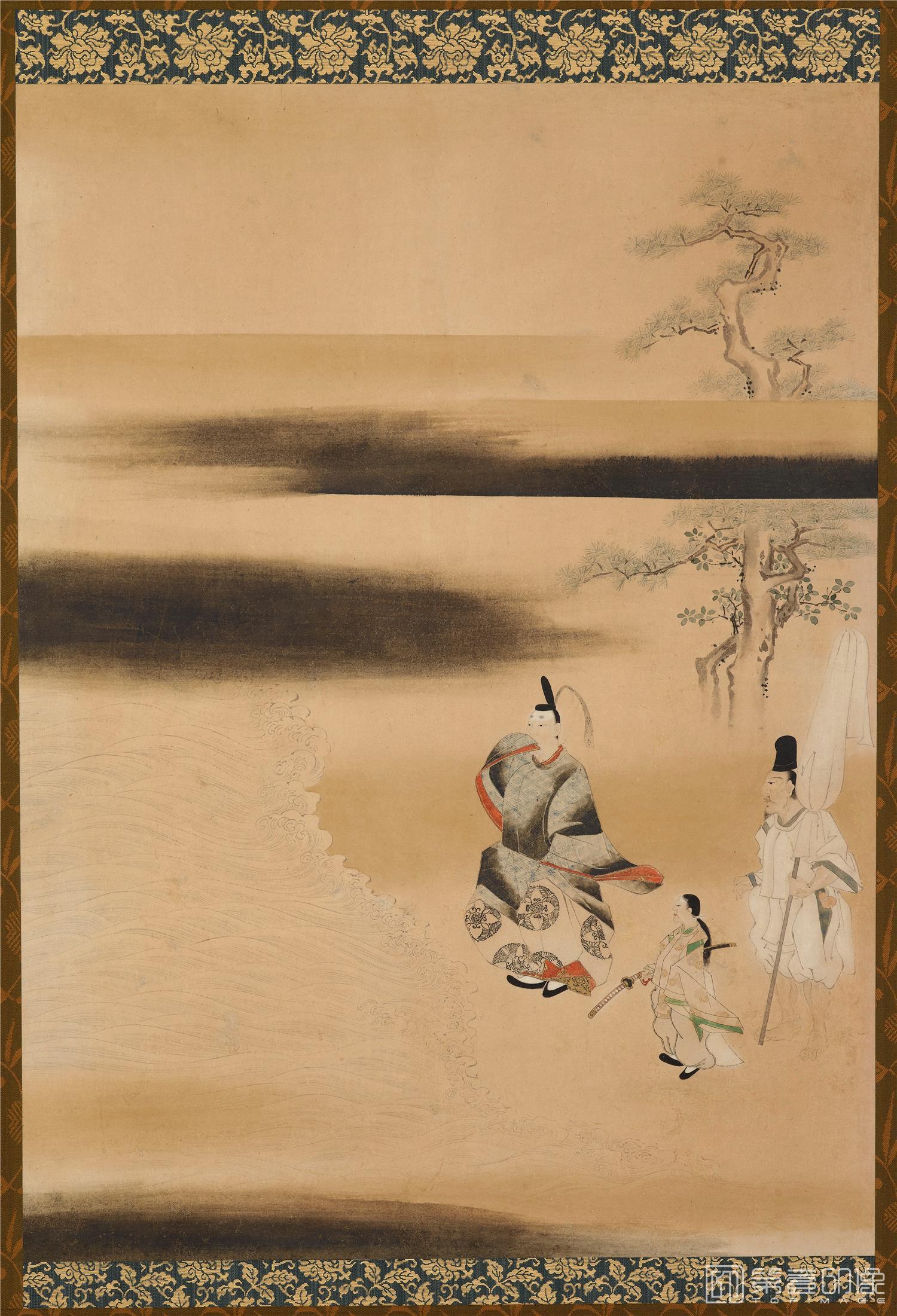 水彩画-日本-江户早期-工笔画册-54x39.4cm-06