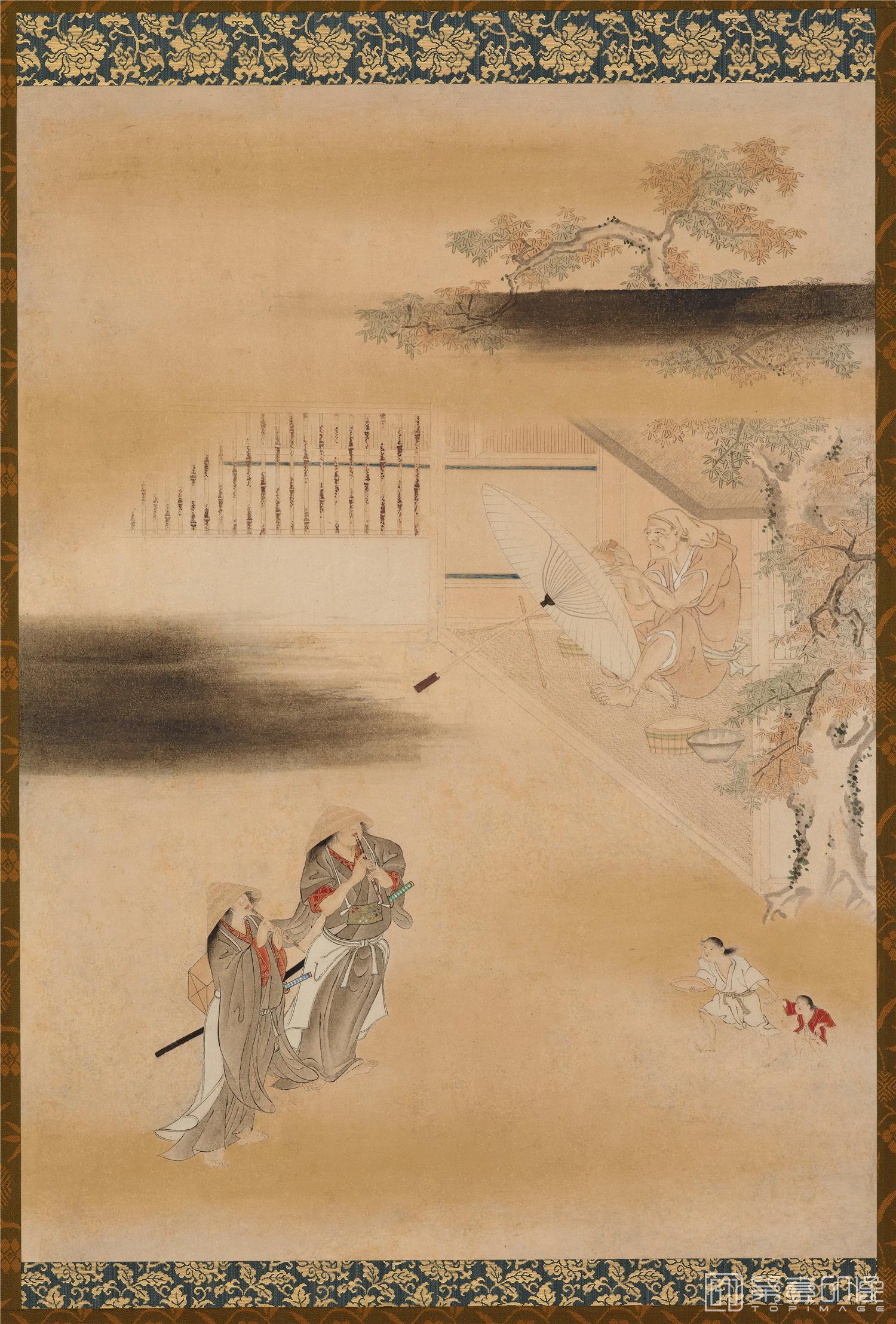 水彩画-日本-江户早期-工笔画册-54x39.4cm-11