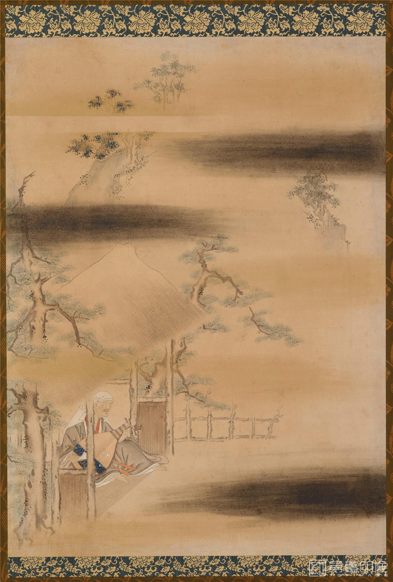 水彩画-日本-江户早期-工笔画册-54x39.4cm-12