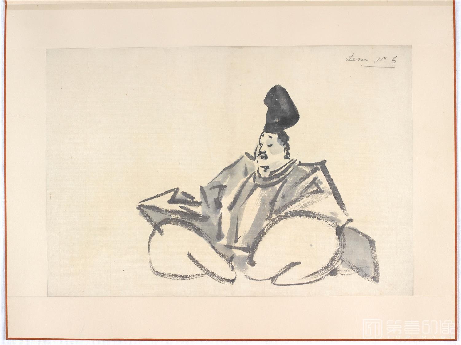 水彩画-日本-江户时代-杂画册-43.8x59.9cm-05