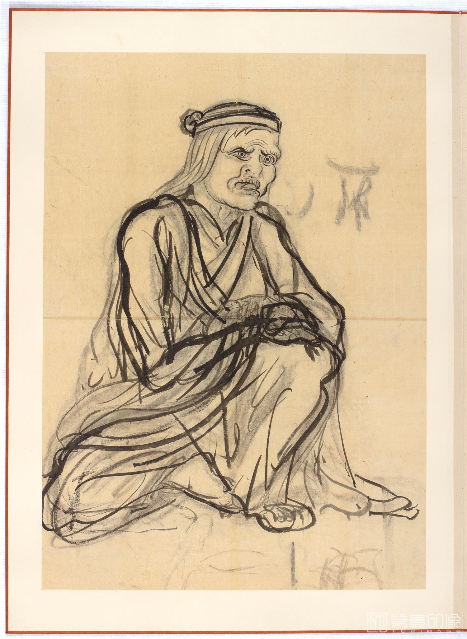 水彩画-日本-江户时代-杂画册-43.8x59.9cm-07