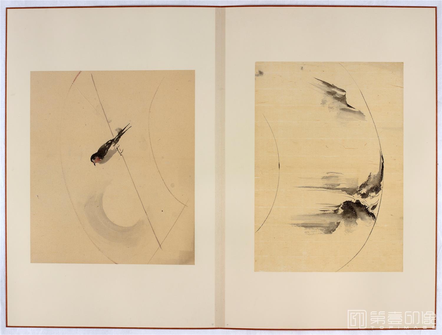 水彩画-日本-江户时代-杂画册-43.8x59.9cm-14