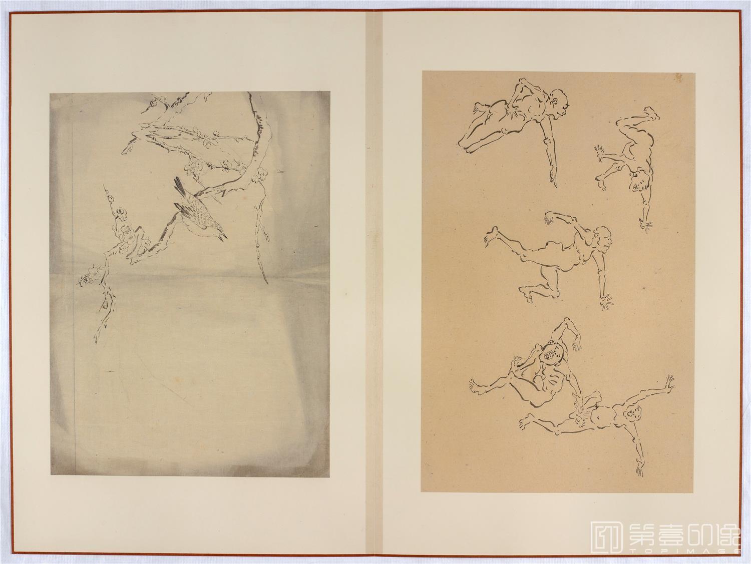 水彩画-日本-江户时代-杂画册-43.8x59.9cm-16