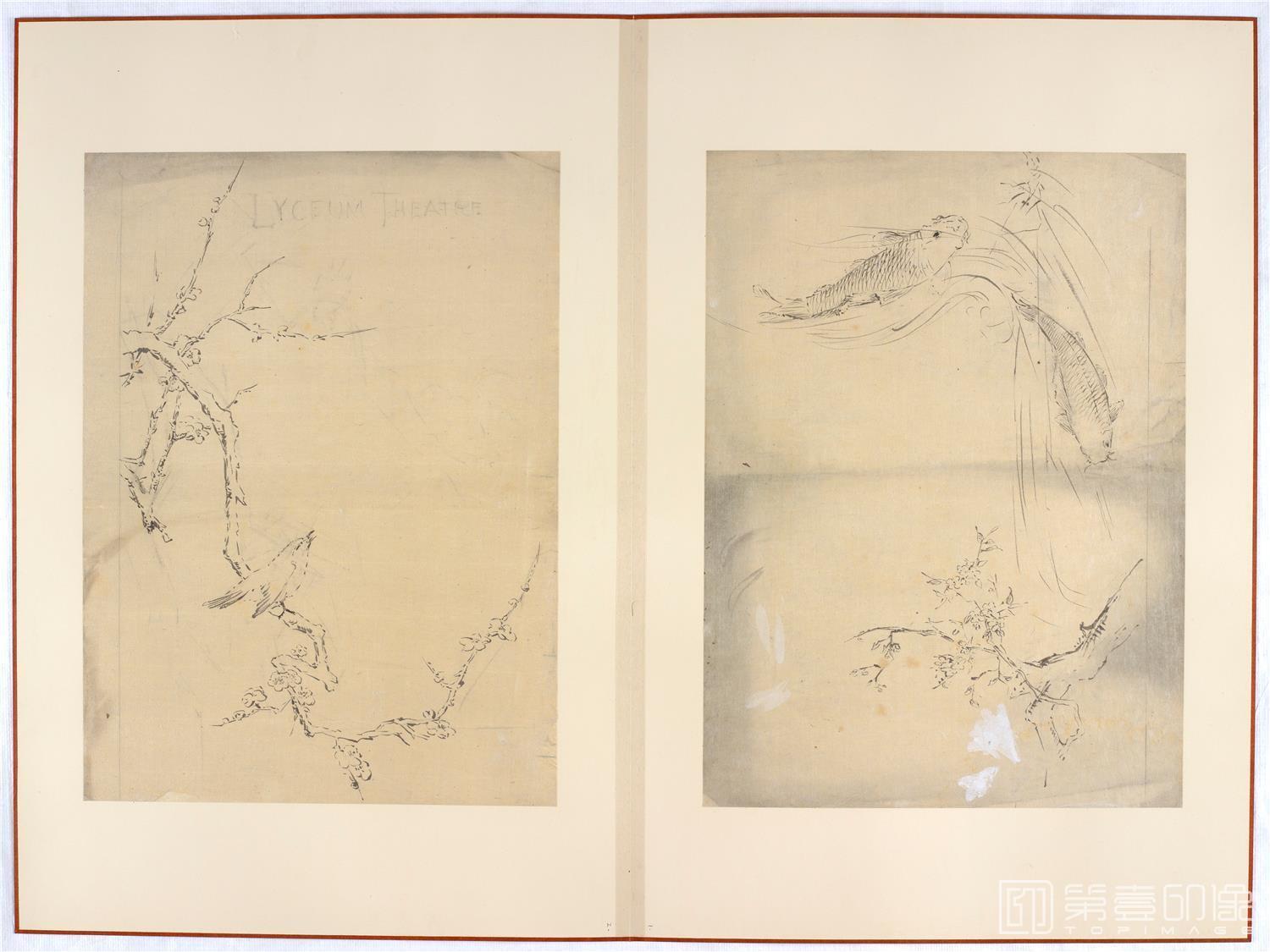 水彩画-日本-江户时代-杂画册-43.8x59.9cm-17
