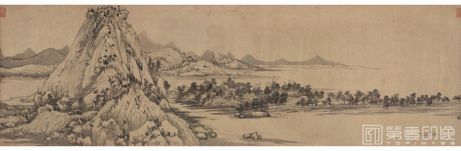 国画-富春山居图-分段-04