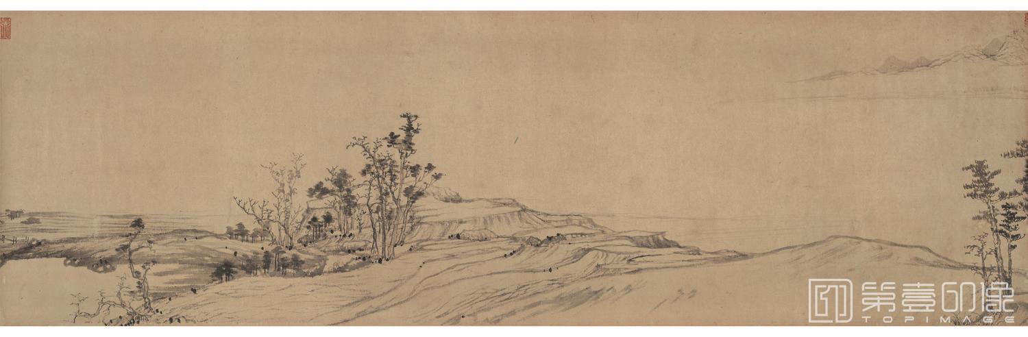 国画-富春山居图-分段-05