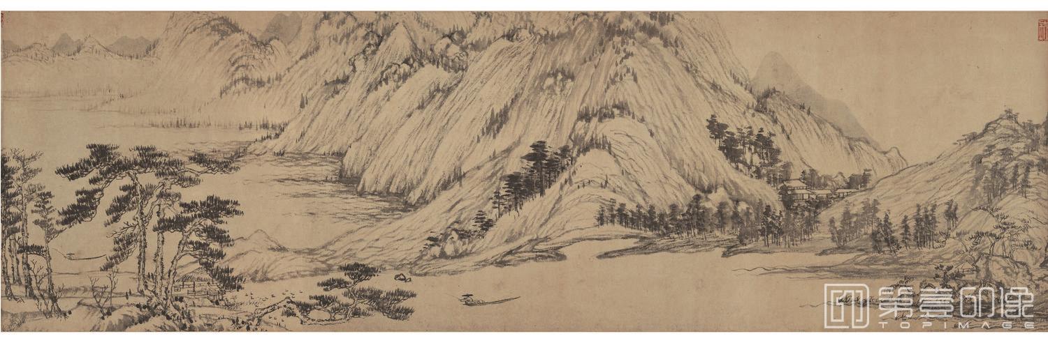 国画-富春山居图-分段-06