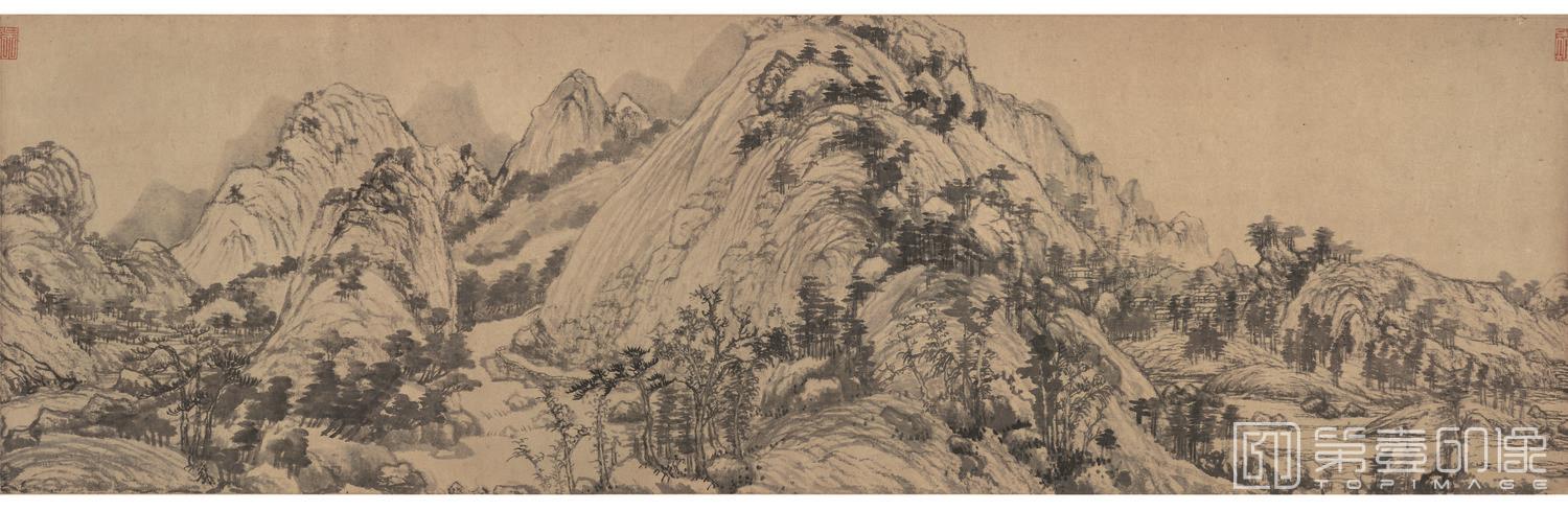 国画-富春山居图-分段-07