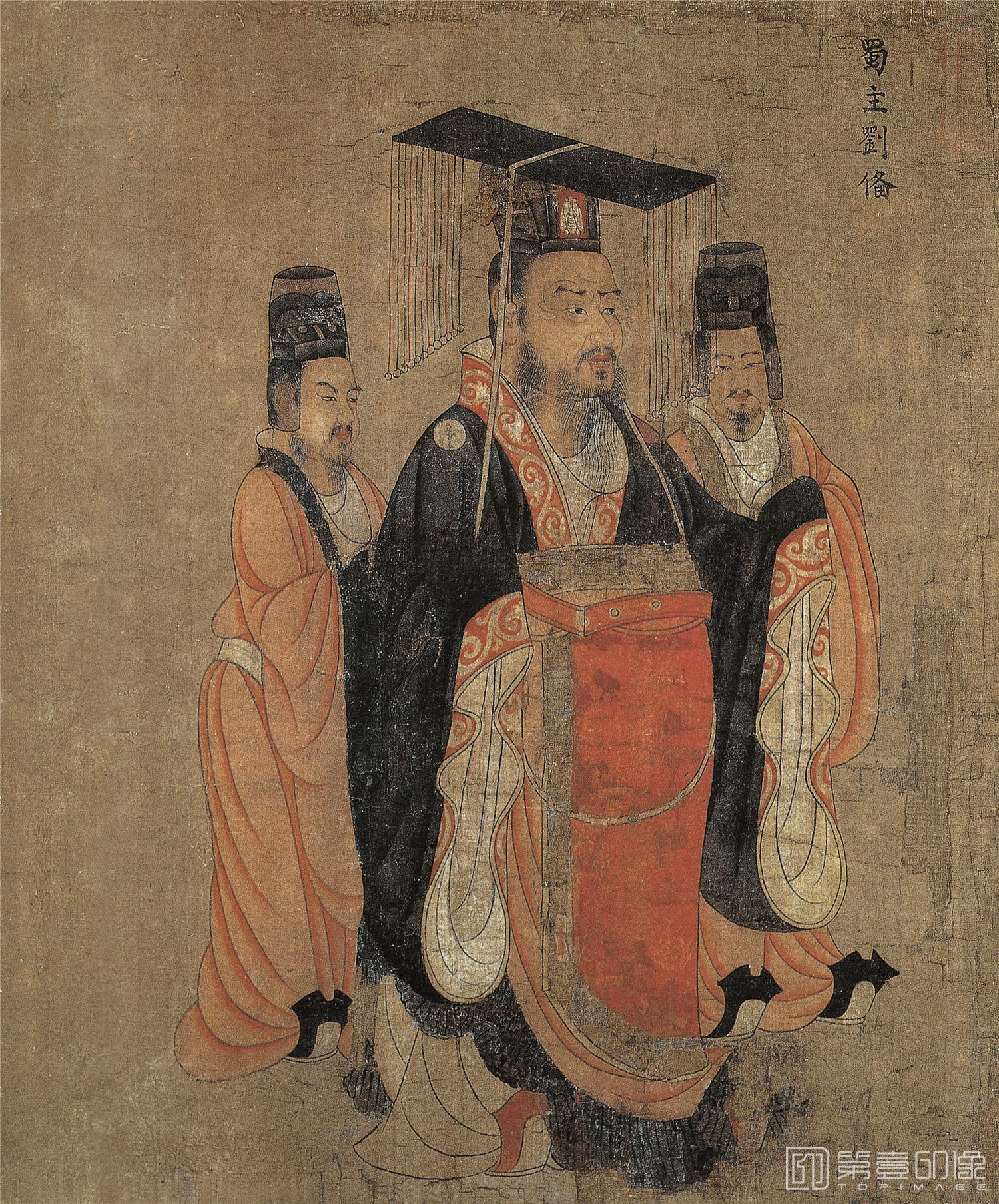 国画-历代帝王图-22.7X27.4cm-01