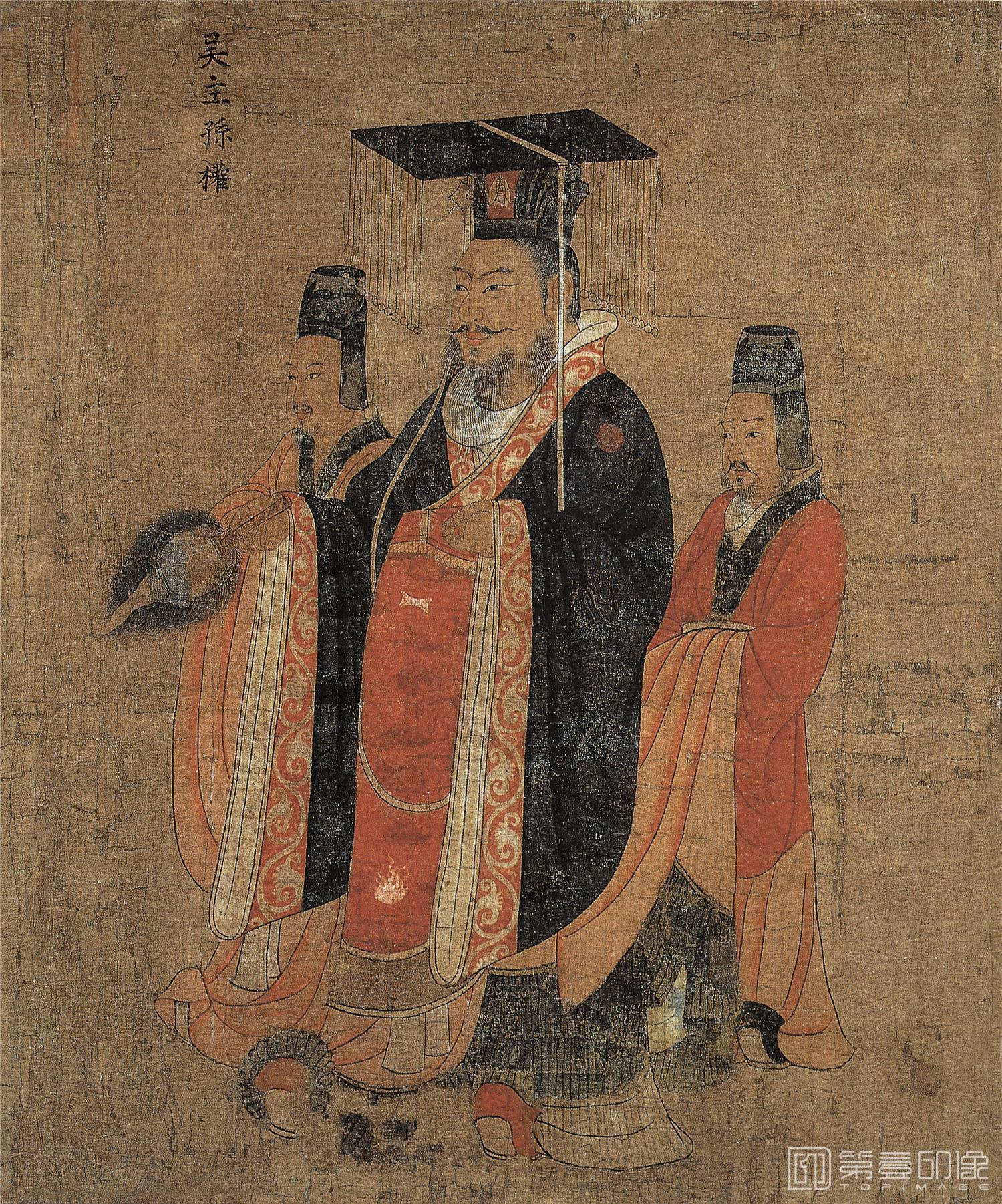 国画-历代帝王图-23X27.5cm-02