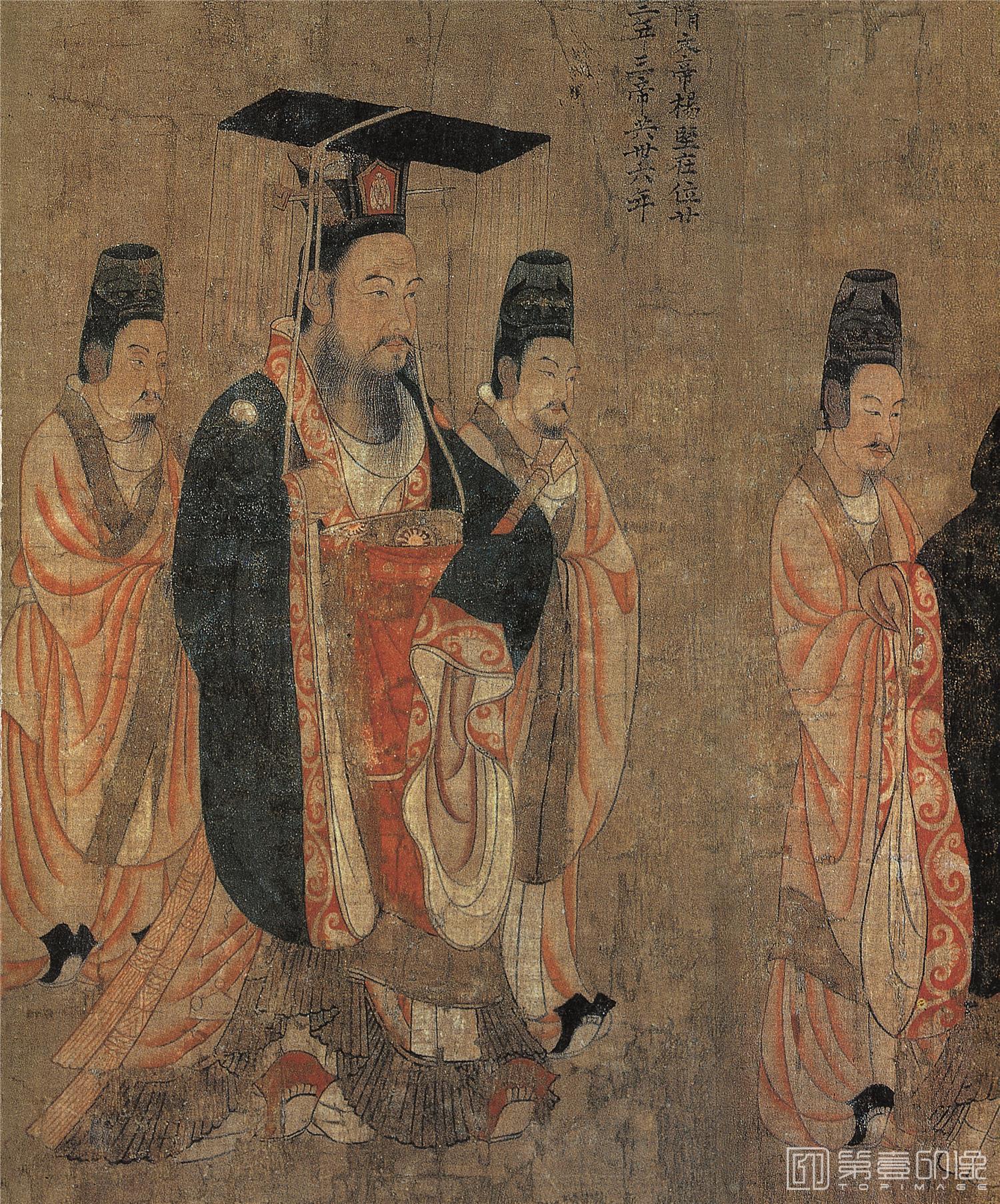 国画-历代帝王图-22.8X27.4cm-09