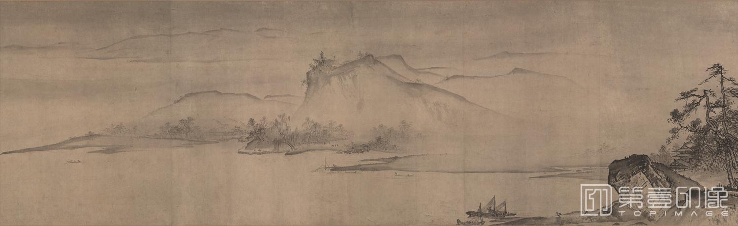 国画-溪山清远图-分段-02