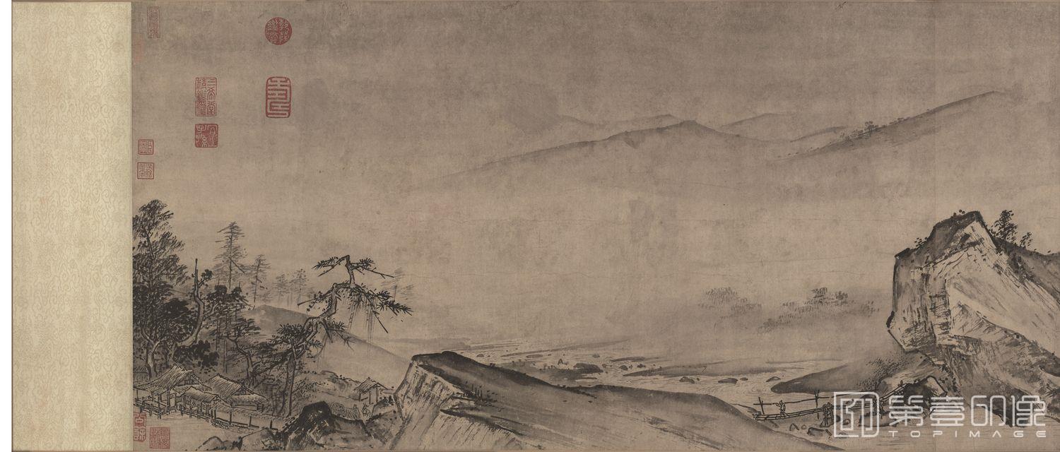 国画-溪山清远图-分段-06