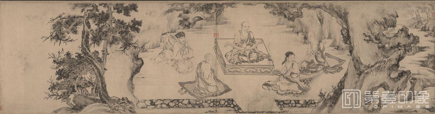 国画-莲社图-分段-03