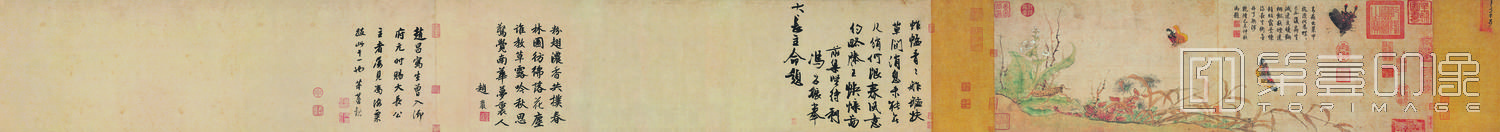 国画-写生蛱蝶图