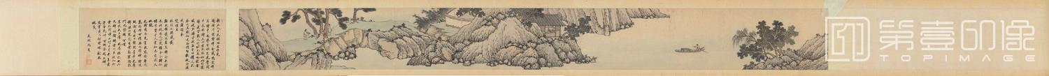 国画-锦上开花图-543X39cm