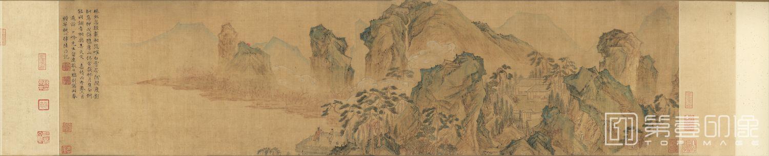 国画-溪山幽居图-分段-01