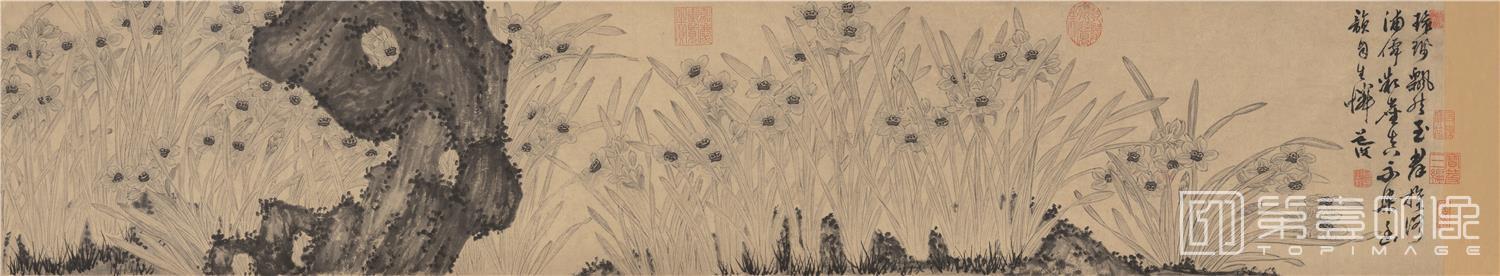 国画-水仙图-分段-01