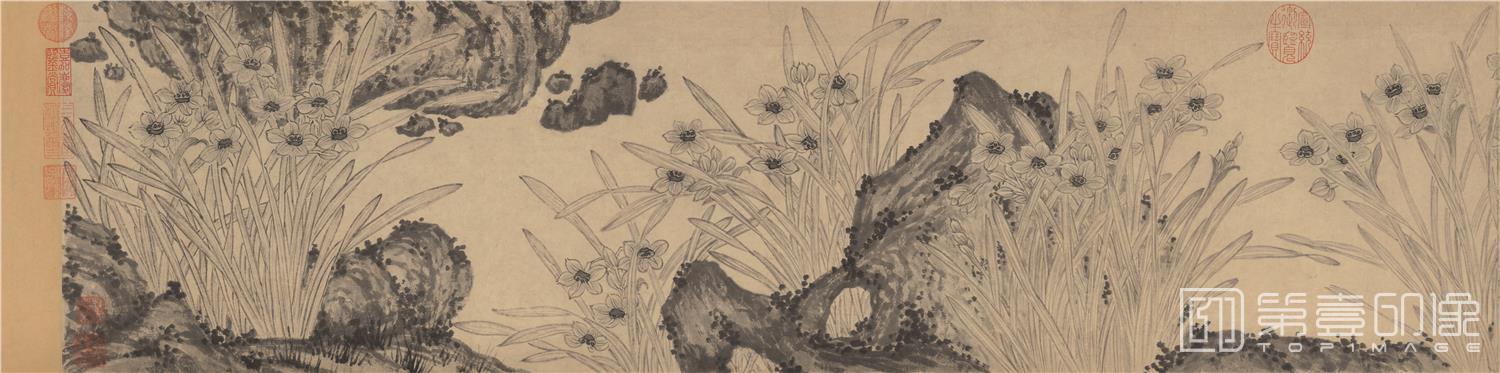 国画-水仙图-分段-02