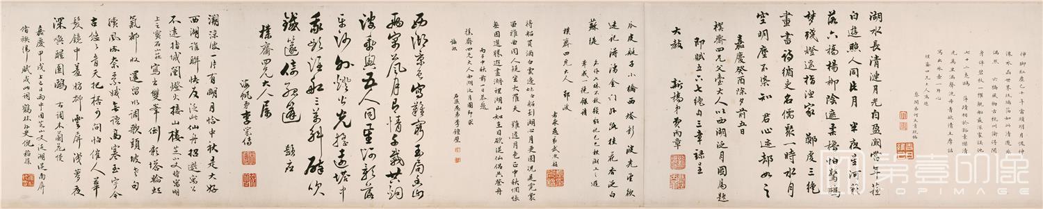 书法-西湖泛月图-分段-07
