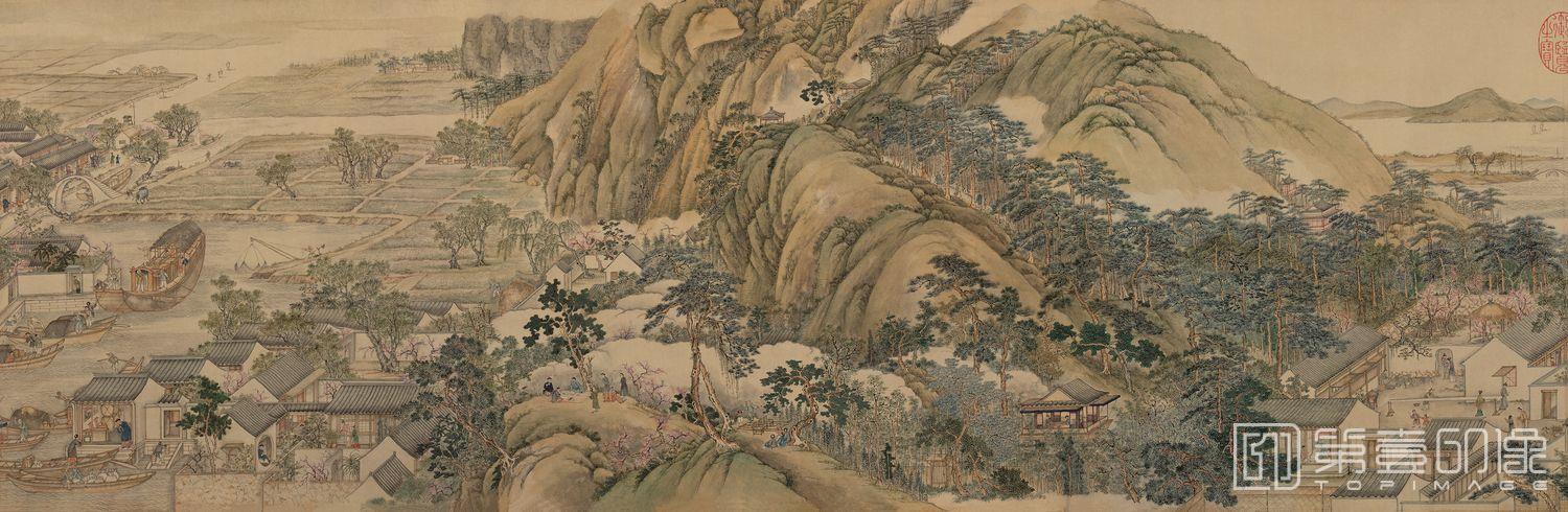 国画-姑苏繁华图卷-分段-02
