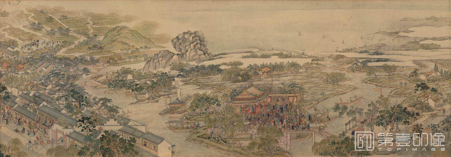 国画-姑苏繁华图卷-分段-06