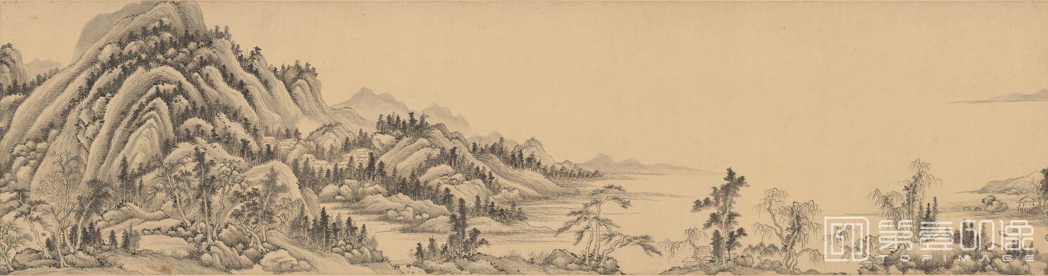 国画-富春山居图卷-分段-02