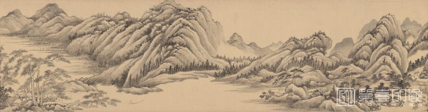 国画-富春山居图卷-分段-03