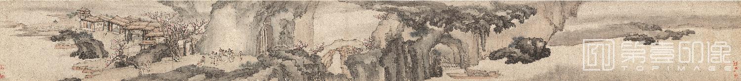 国画-桃花源图-分段-06