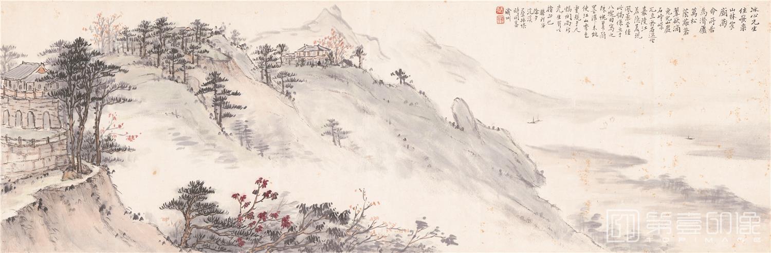国画-大山风景