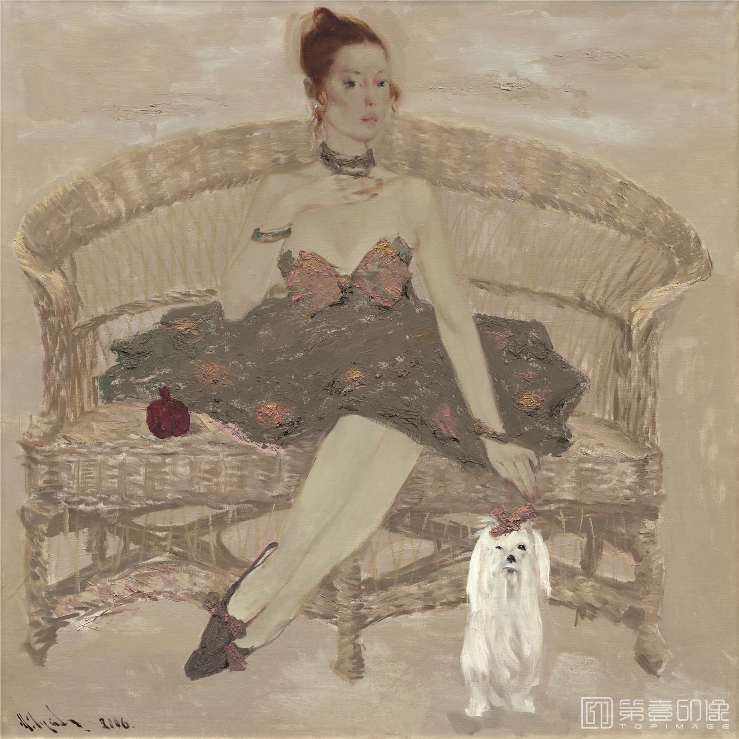 油画-乌克兰-米哈伊尔·顾依达-石榴的色彩