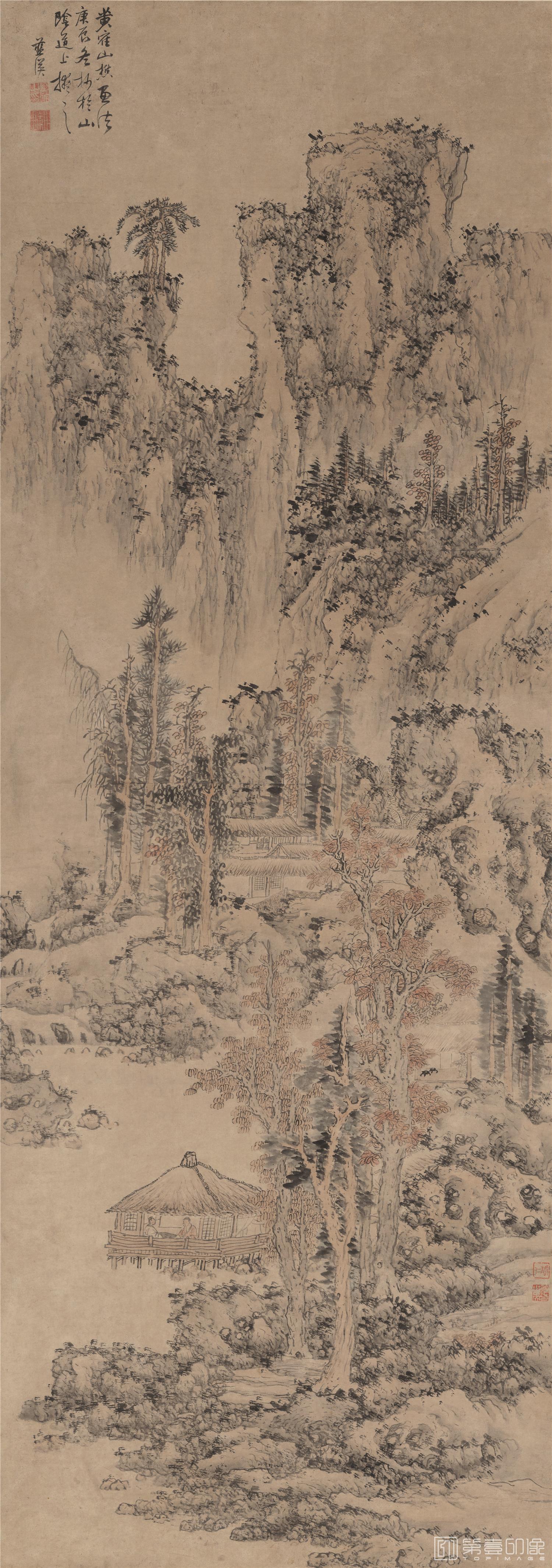 国画-仿黄鹤山樵山水-75.7X215.2cm