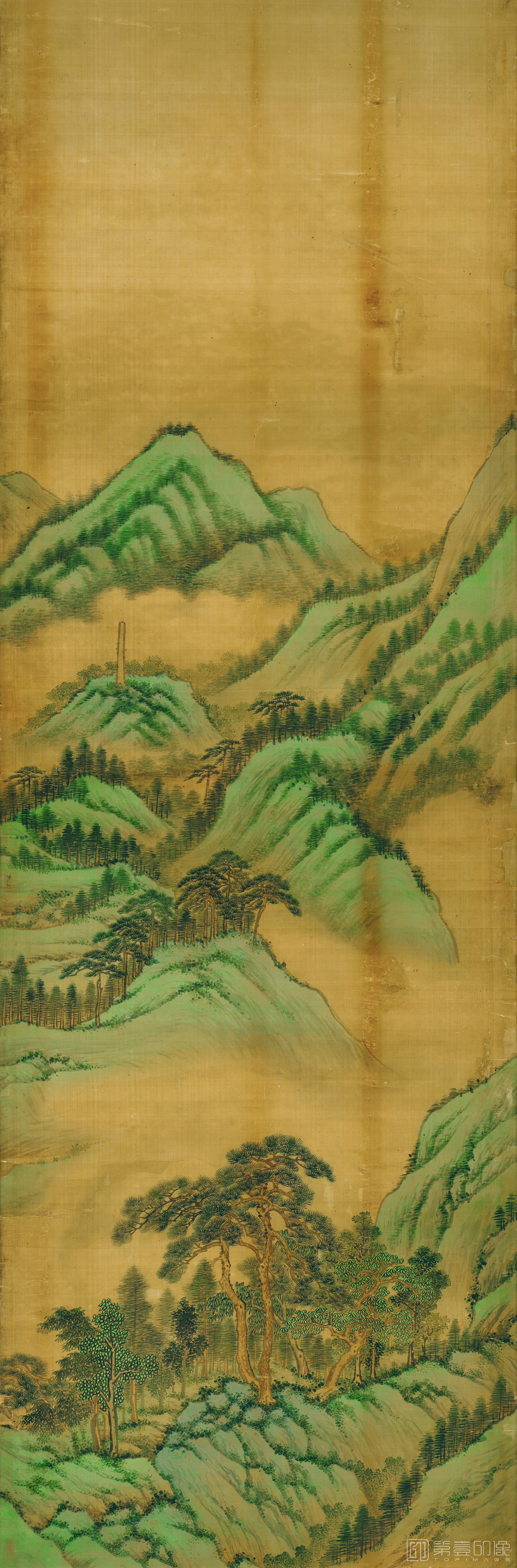 国画-西湖全景图屏十二条-02