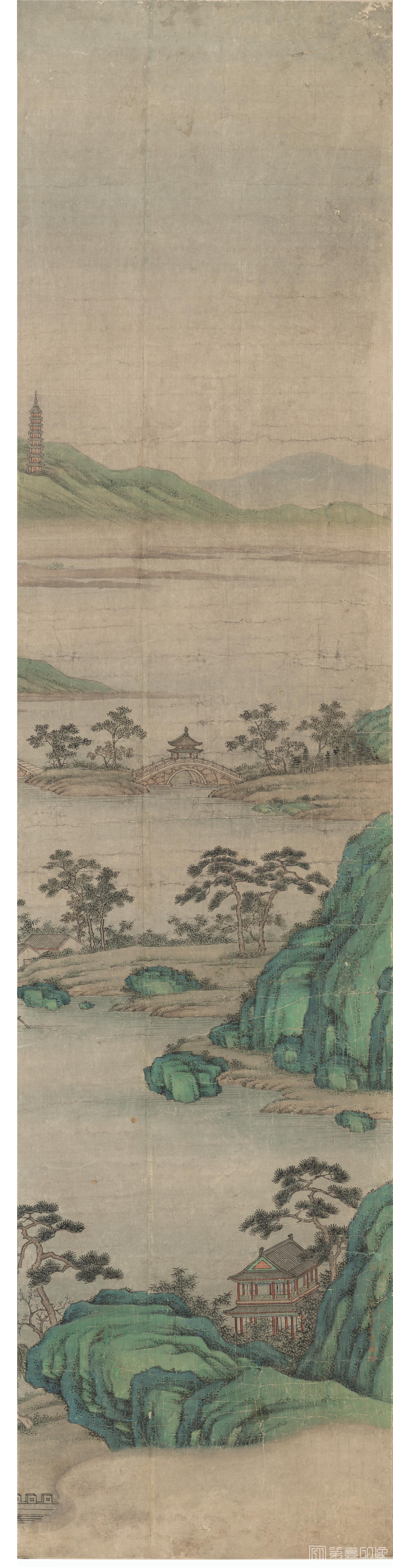 国画-西胡全景通六条屏-01