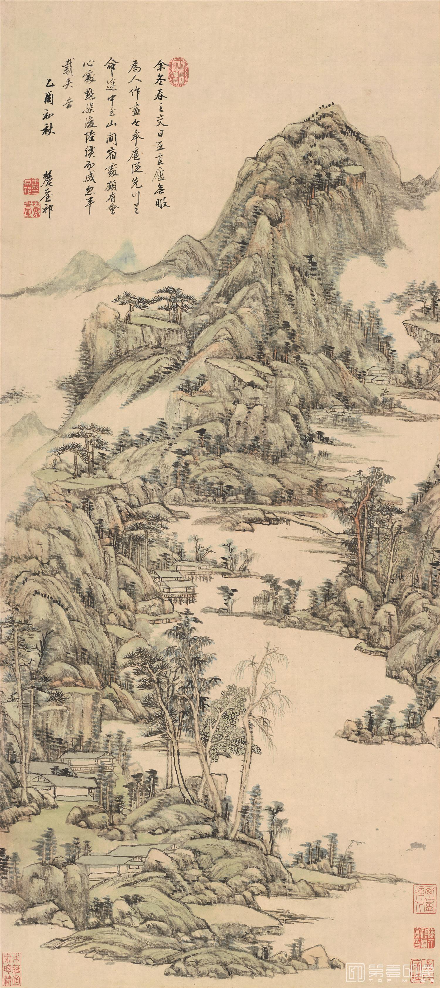 国画-早春图-44X99.4cm-02